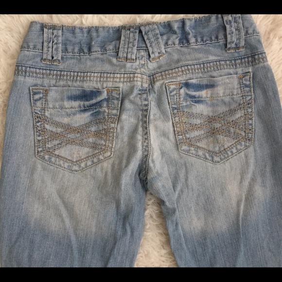 Aeropostale Long Flare Skinny Jean size 3/4 long - Picture 4 of 6